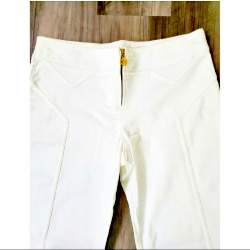 Tory Burch White Wide Leg Pant Jeans